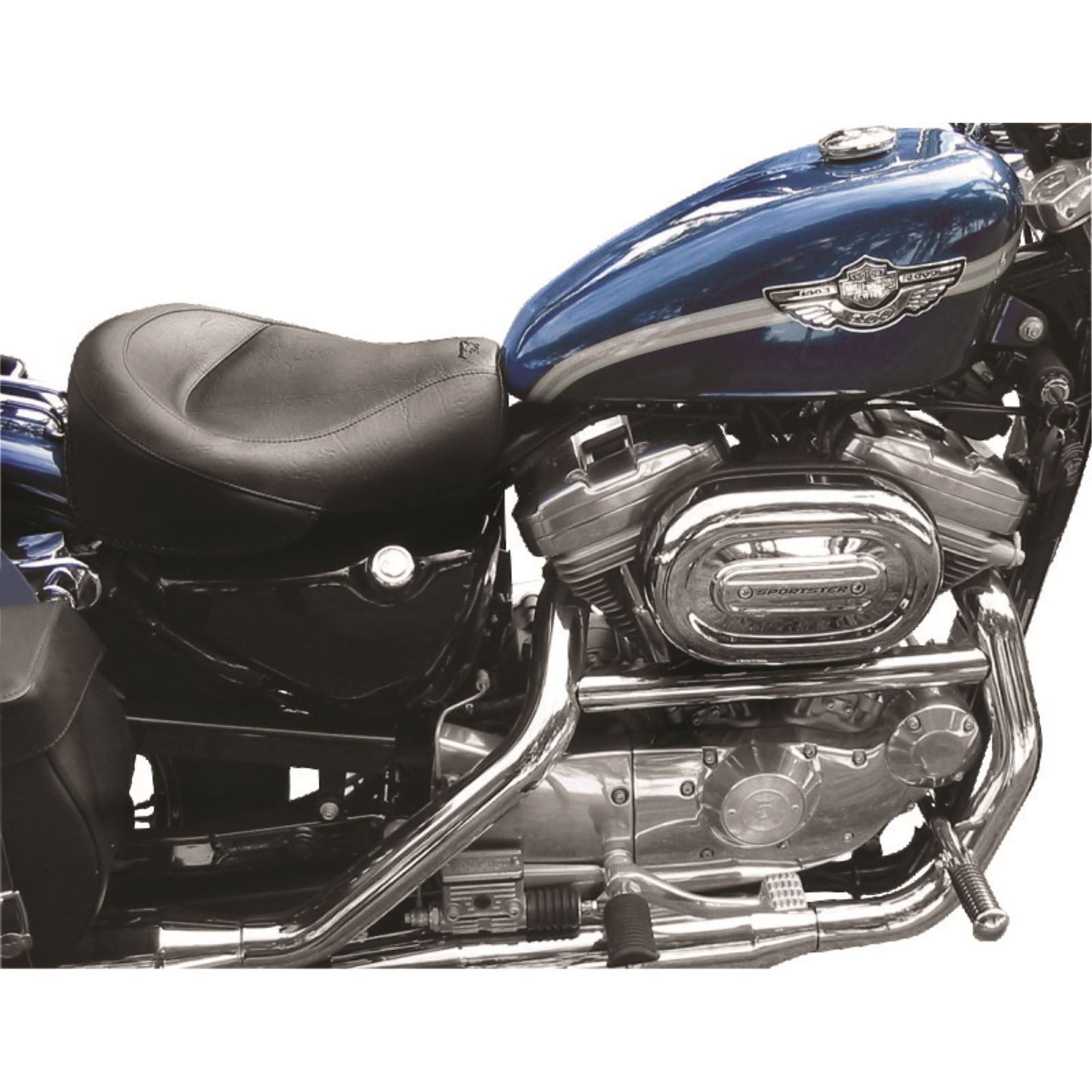 Mustang Motorcycle Products Wide Solo Seat - XL '96-'03 75759_1674045