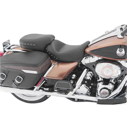 Mustang Motorcycle Products Solo Black Studded Seat - FL '08+ 76028_108486