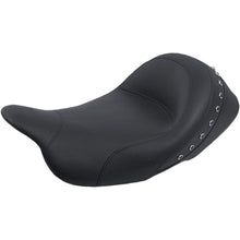 Mustang Motorcycle Products Solo Black Studded Seat - FL '08+ 76028_447308