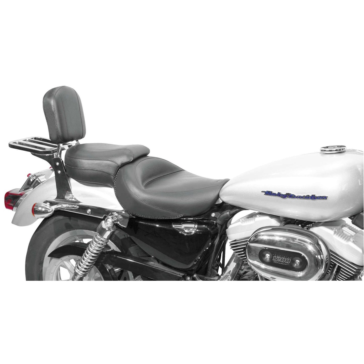 Mustang Motorcycle Products Vintage Seat - Wide - XL '04+ OPEN-BOX 76141_1497795