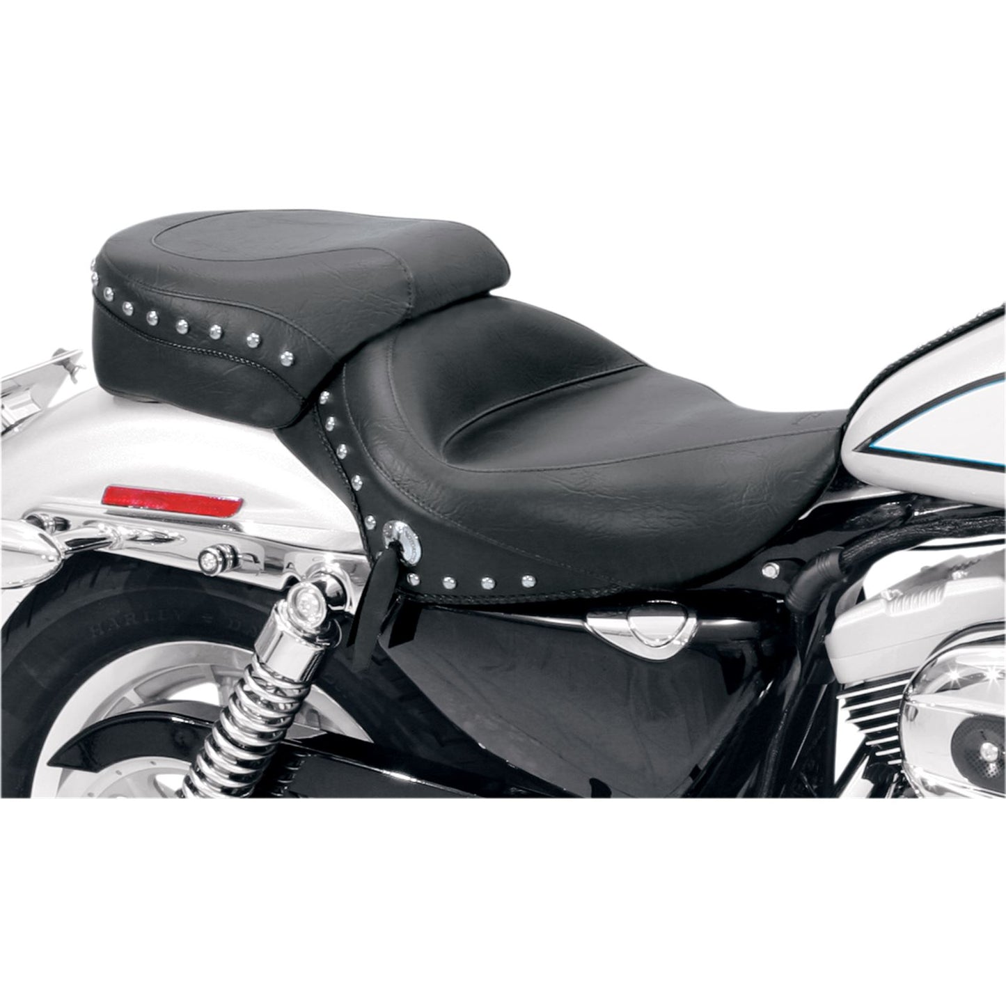 Mustang Motorcycle Products Wide Studded Solo Seat - XL '04+ 76153_447711