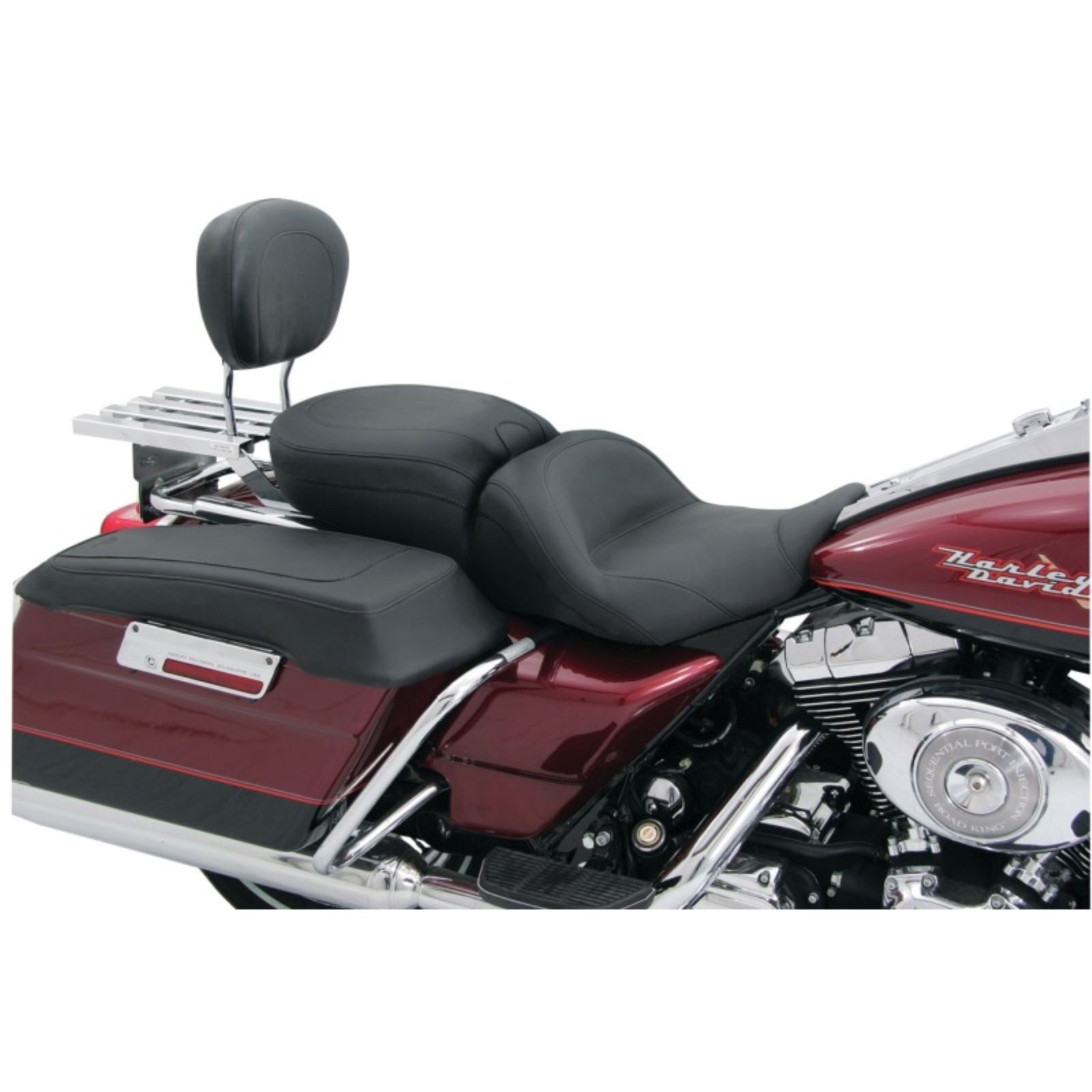 Mustang Motorcycle Products Smooth Backrest Pad - FLHR 79071_1674472