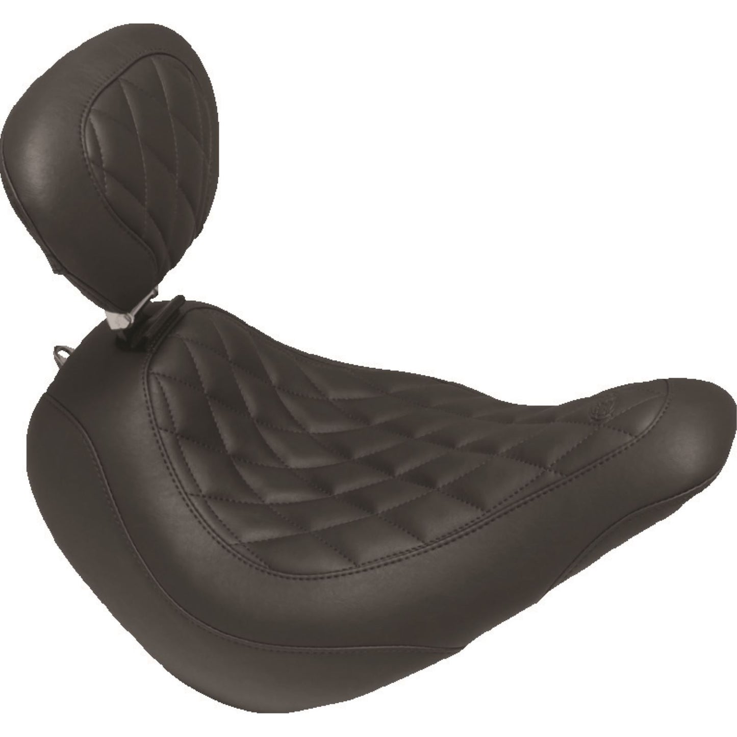Mustang Motorcycle Products Smooth Backrest Pad - FLHR 79071_1674471