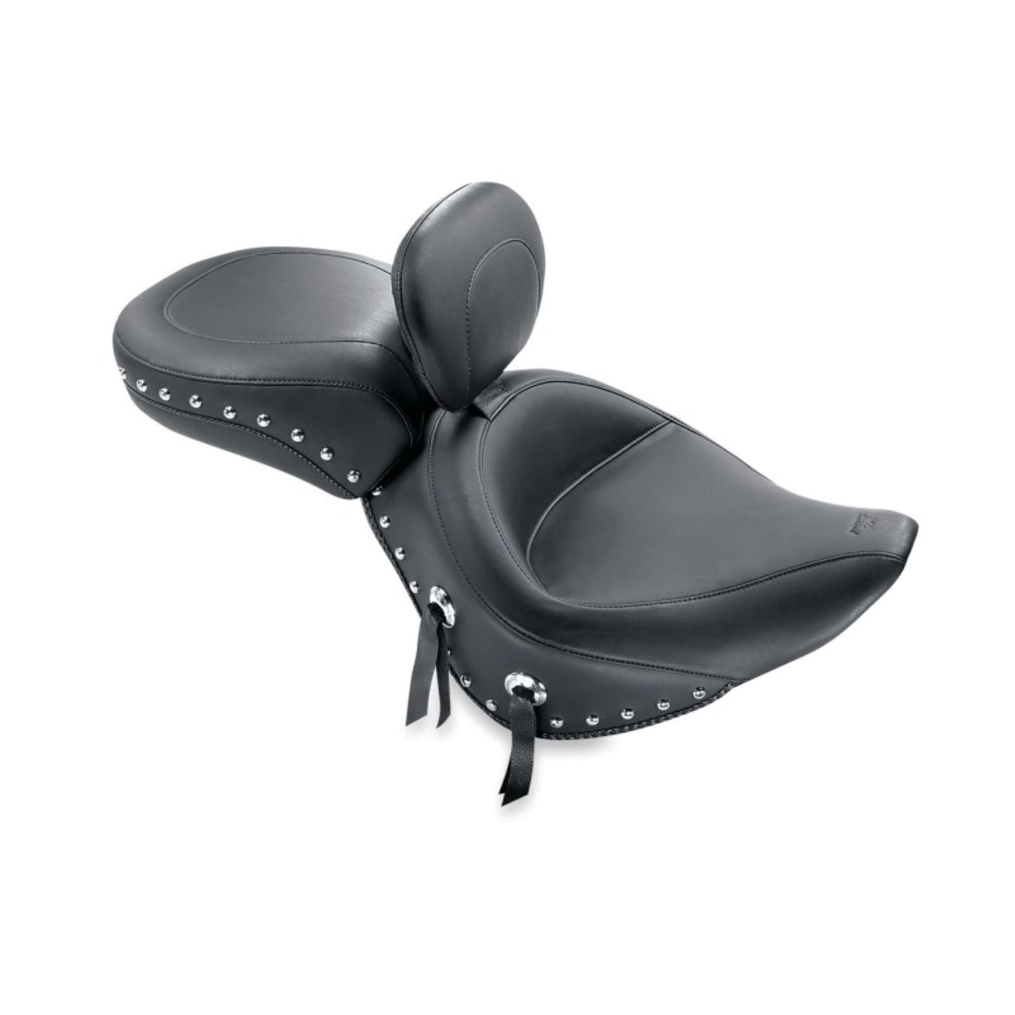 Mustang Motorcycle Products Wide Studded Seat - Driver's Backrest - Softail '84-'99 79104_1674514