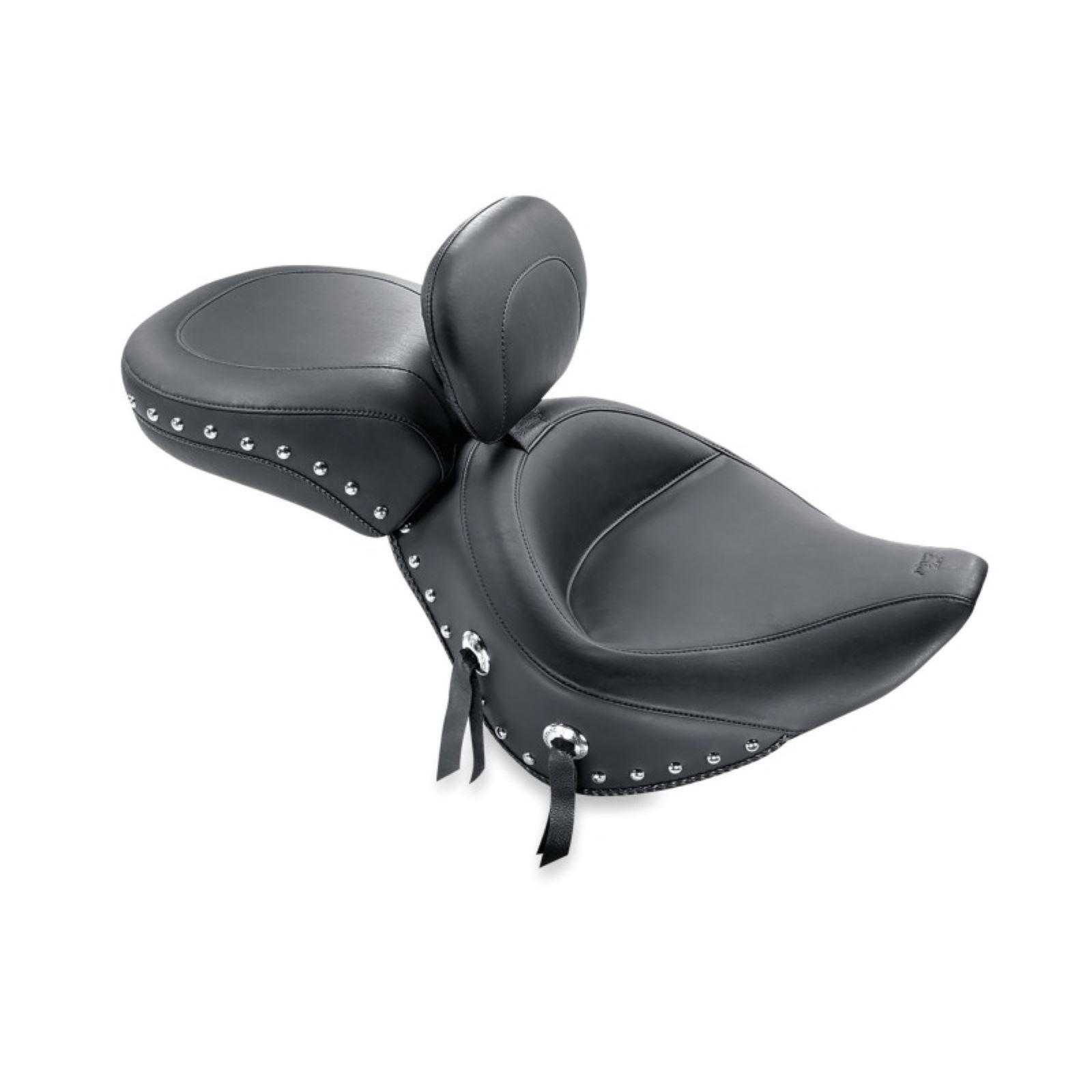 Mustang Motorcycle Products Wide Studded Seat - Driver's Backrest - Softail '84-'99 79104_1674514