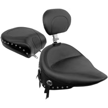 Mustang Motorcycle Products Wide Studded Seat - Driver's Backrest - Softail '84-'99 79104_1041144