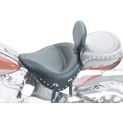 Mustang Motorcycle Products Wide Studded Seat - Driver's Backrest - Softail '84-'99 79104_1041123