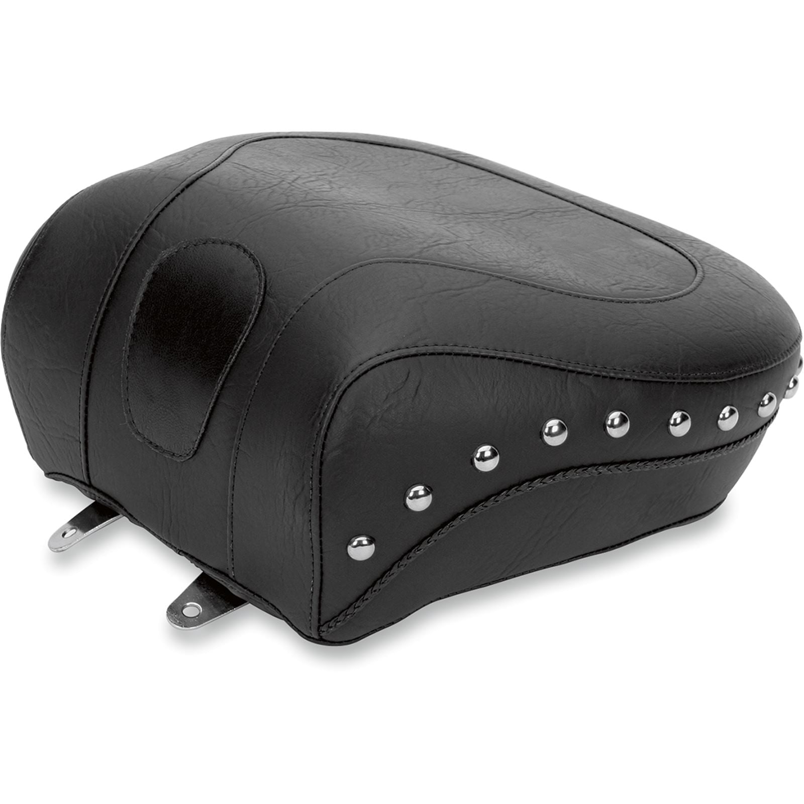 Mustang Motorcycle Products Wide Pillion Pad - Studded - Softail '84-'99 79114_448198