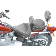 Mustang Motorcycle Products Wide Pillion Pad - Studded - Softail '00-'05 79130_448199
