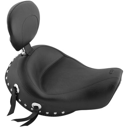 Mustang Motorcycle Products Wide Studded Solo Seat - Driver's Backrest - FXD '06-'17 79346_108565