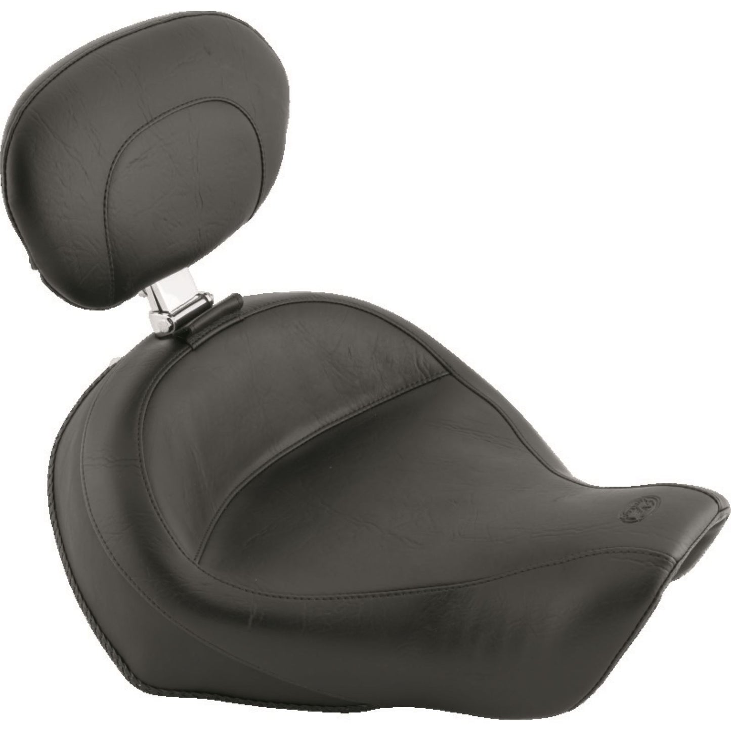 Mustang Motorcycle Products Wide Vintage Solo Seat - Driver's Backrest - FXD '06-'17 79358_1674518