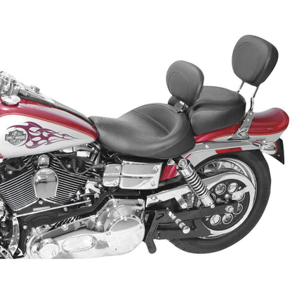 Mustang Motorcycle Products Wide Vintage Solo Seat - Driver's Backrest - FXD '06-'17 79358_108568