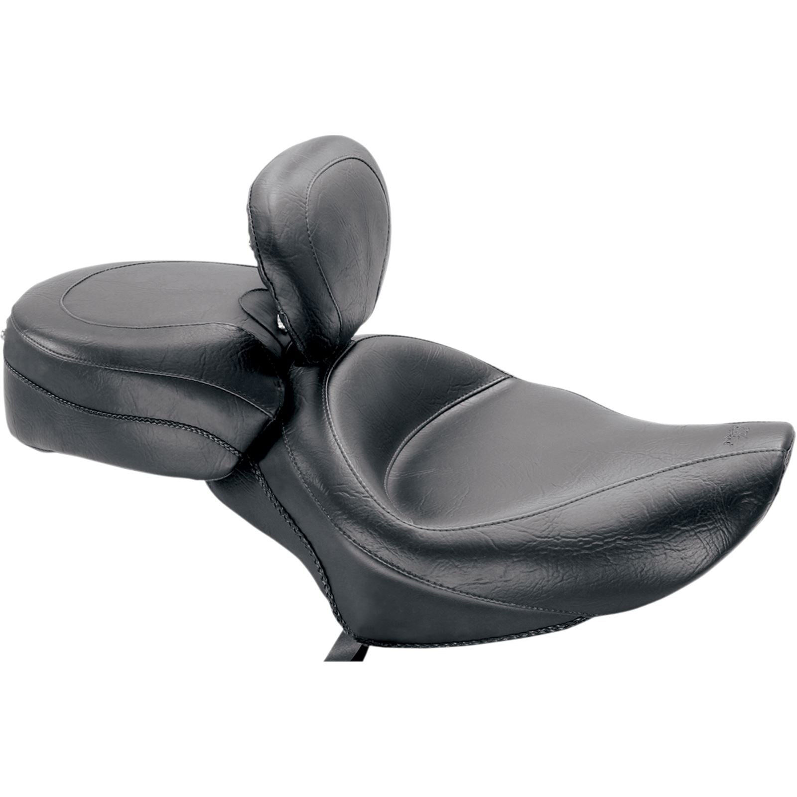 Mustang Motorcycle Products Wide Vintage Solo Seat - Driver's Backrest - XL '04+ 79427_447718