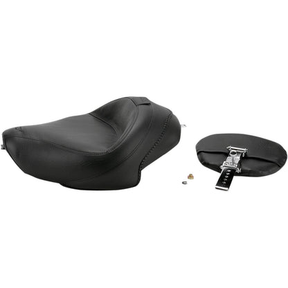 Mustang Motorcycle Products Wide Vintage Solo Seat - Driver's Backrest - XL '04+ 79429_447719