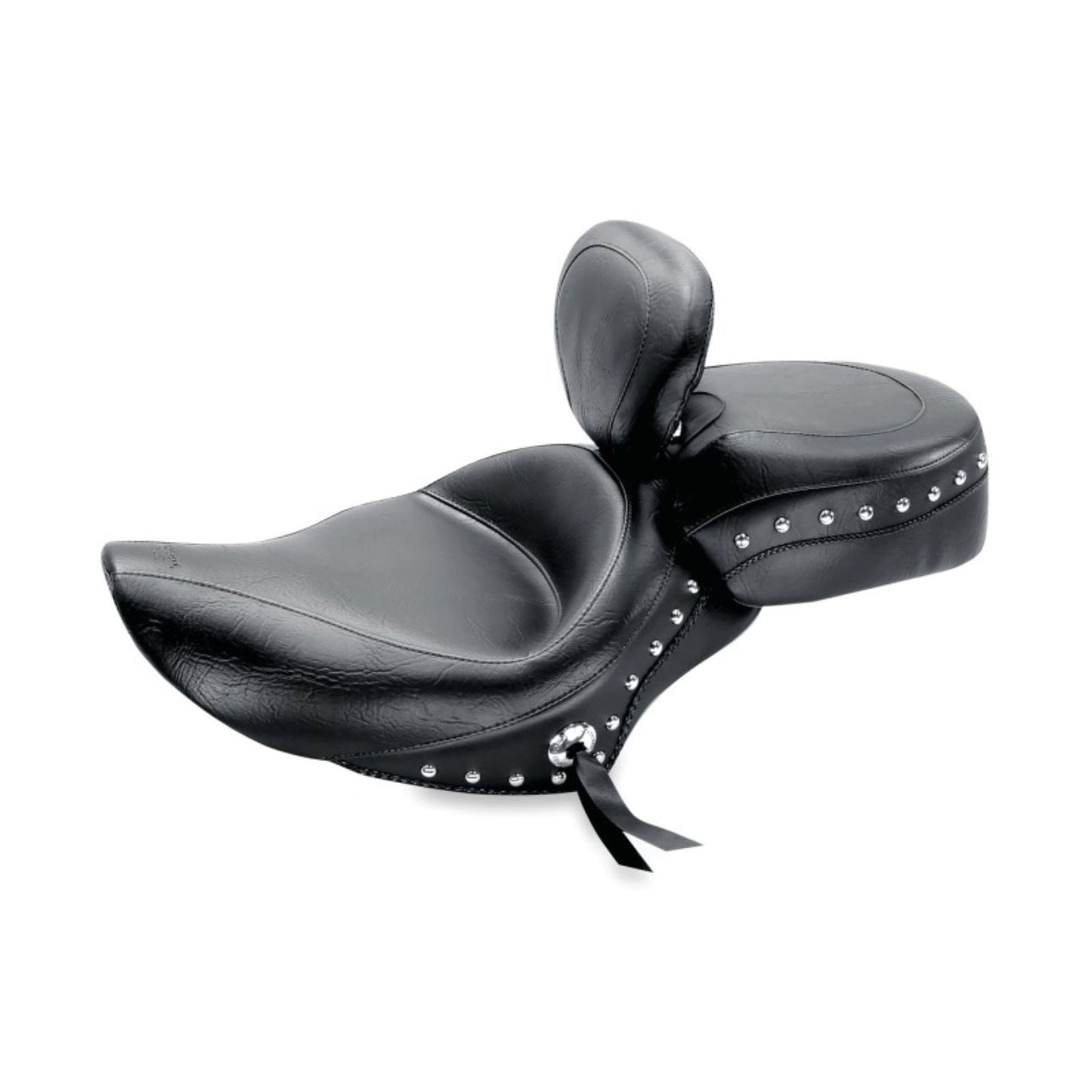 Mustang Motorcycle Products Wide Studded Solo Seat - Driver's Backrest - XL '04+ 79437_1674555