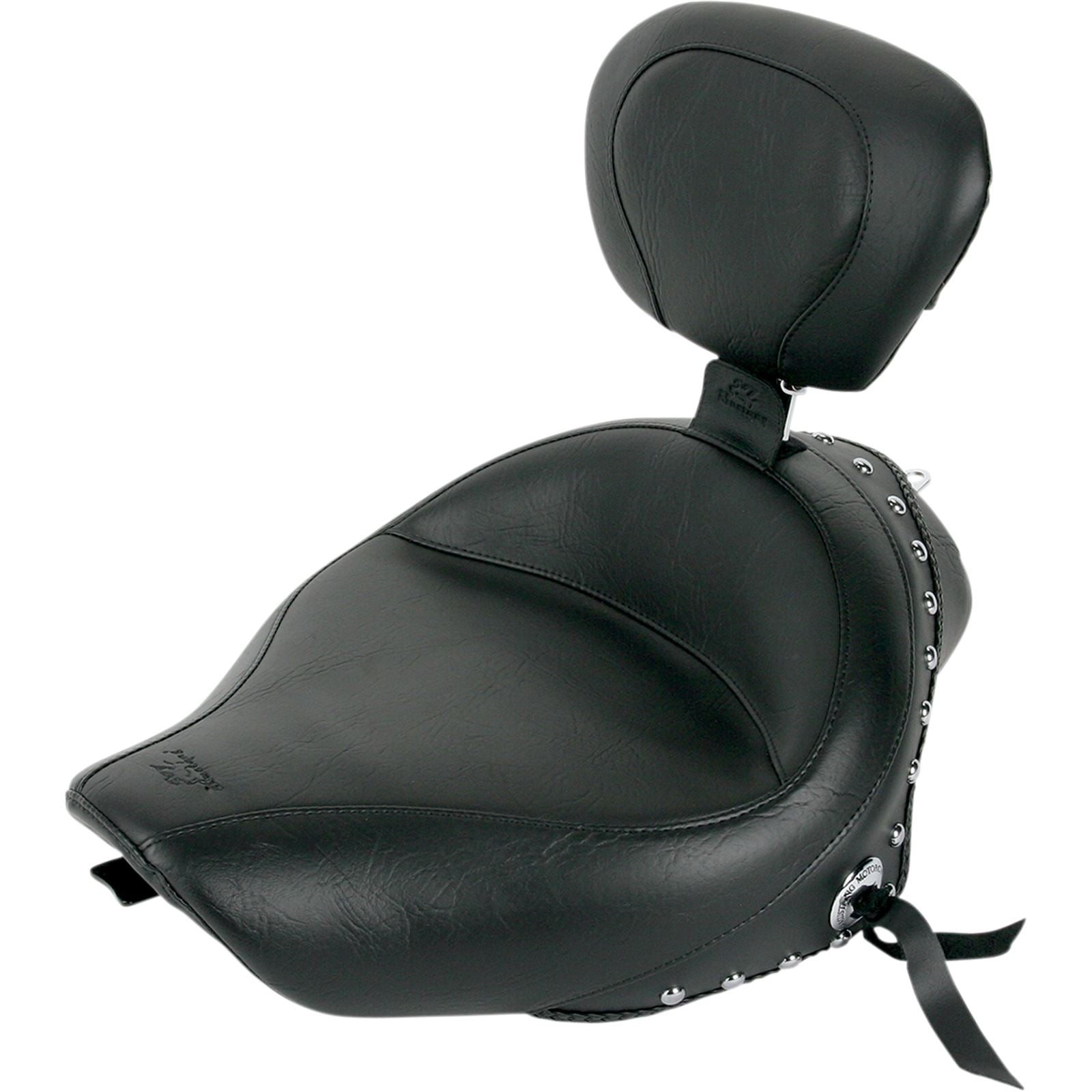 Mustang Motorcycle Products Wide Studded Solo Seat - Driver's Backrest - XLC '04+ 79439_447721