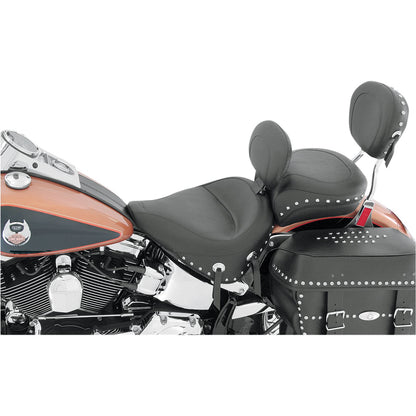 Mustang Motorcycle Products Wide Rear Seat - Studded - FLST '08-'17 79486_447466