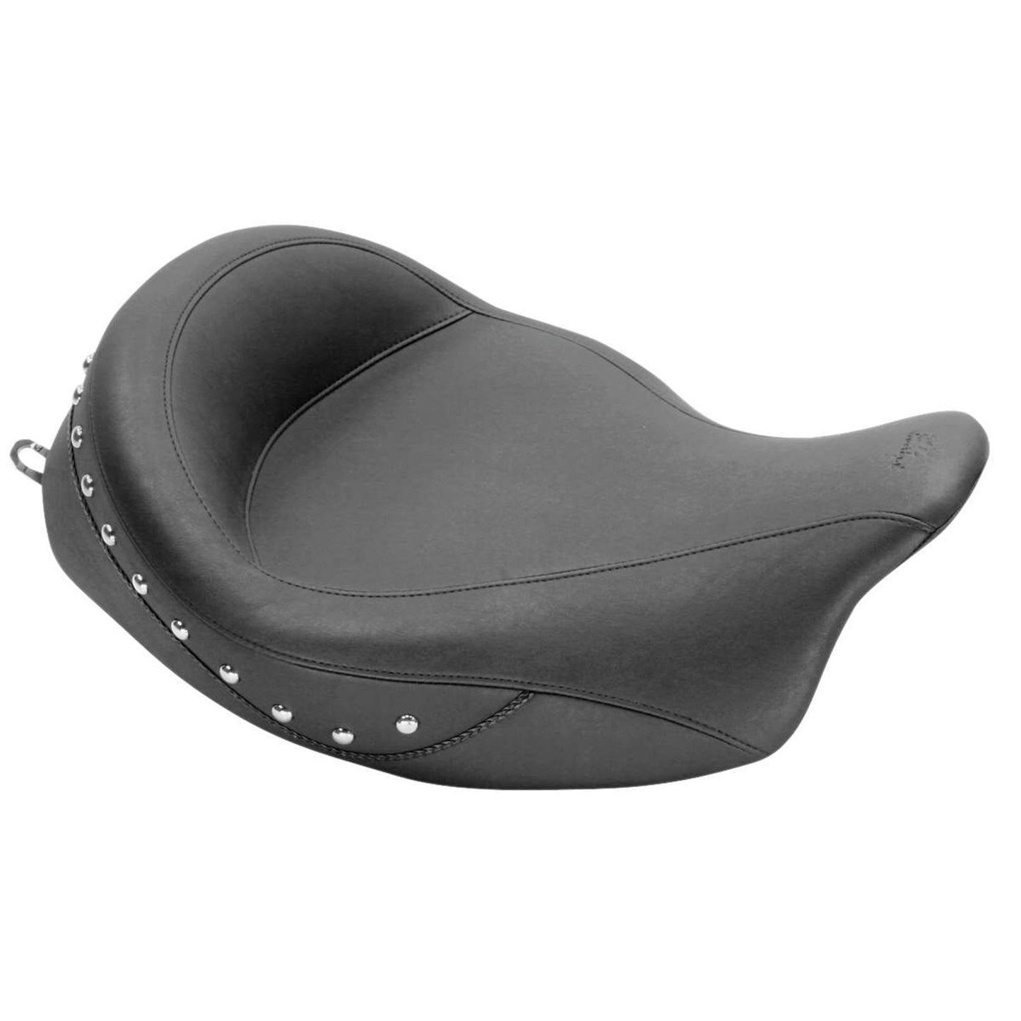 Mustang Motorcycle Products Super Solo Seat - Chrome Studded 76068_108599
