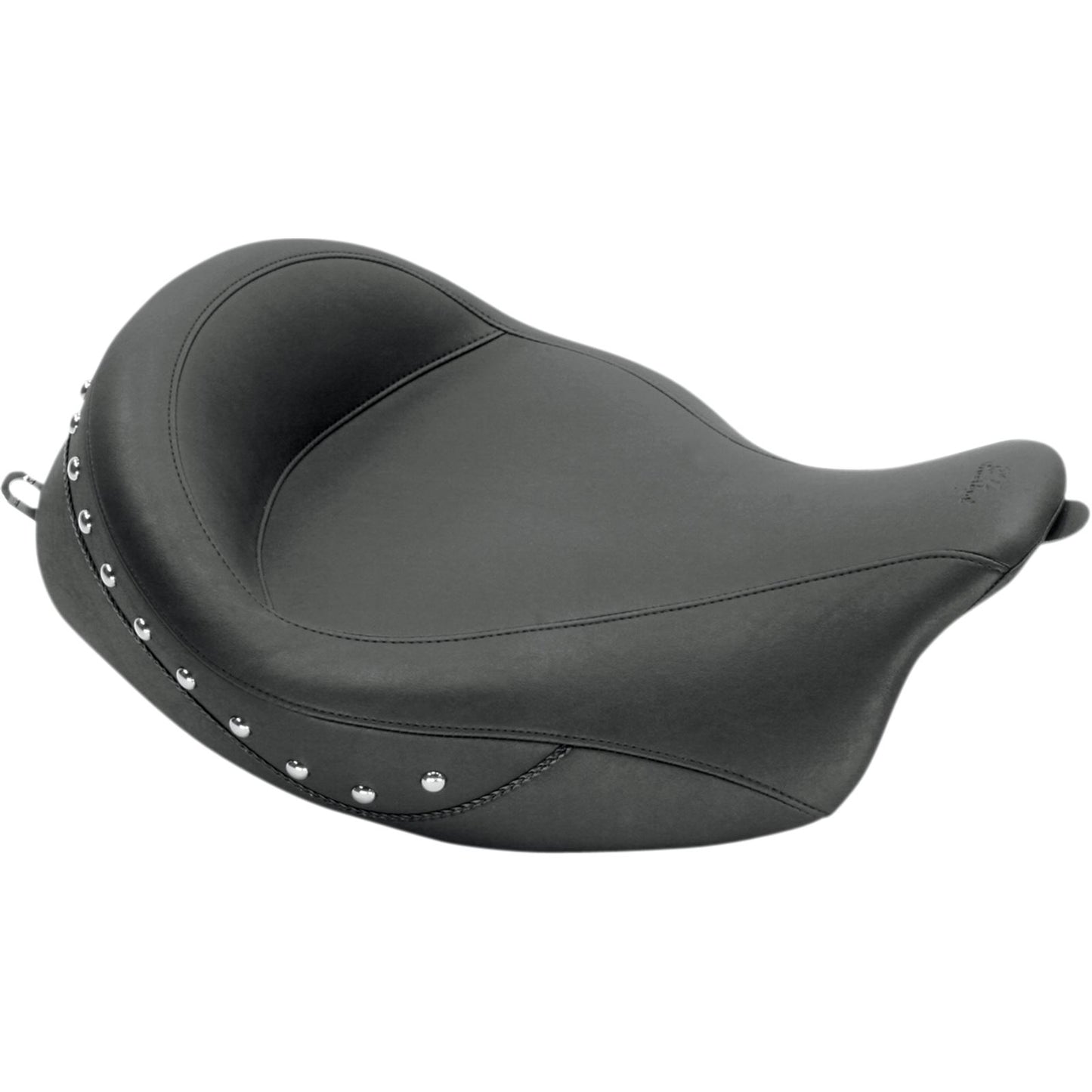Mustang Motorcycle Products Super Solo Seat - Chrome Studded 76068_447322