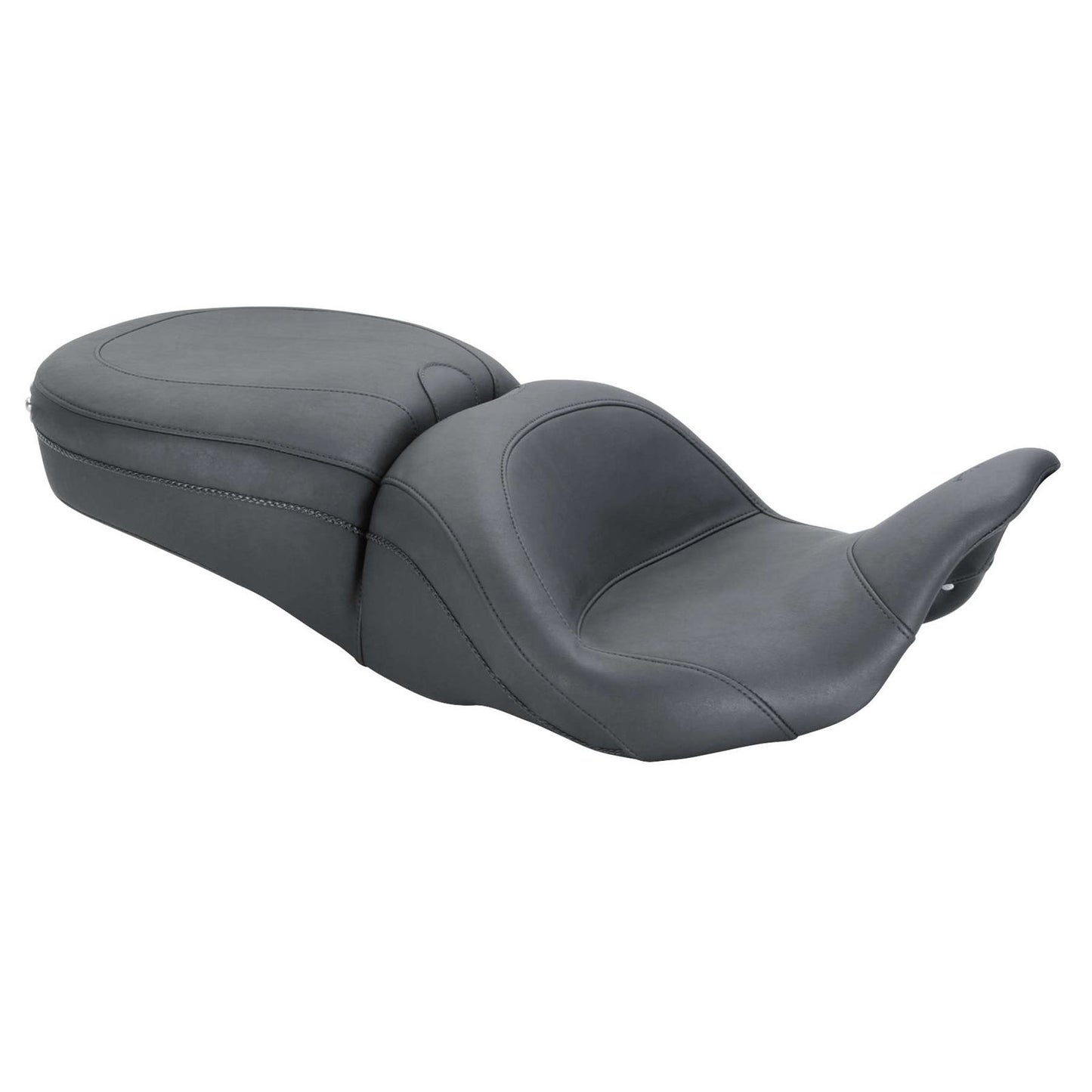 Mustang Motorcycle Products Lowdown Seat - Plain - FLHR/X/T/TR '08+ 79700_108604