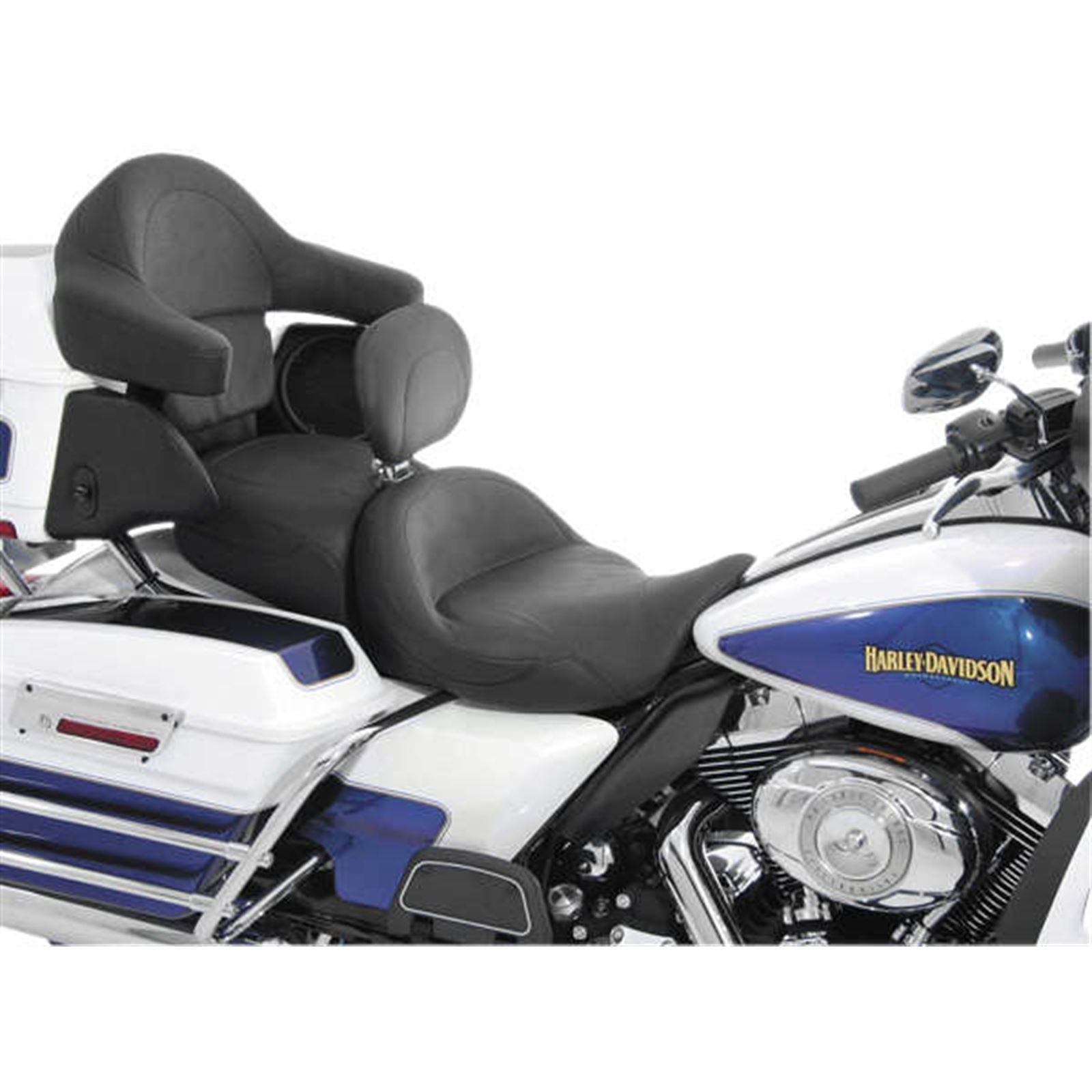 Mustang Motorcycle Products Super Touring Vintage Seat - Driver Backrest - FL '08+ 79556_108609