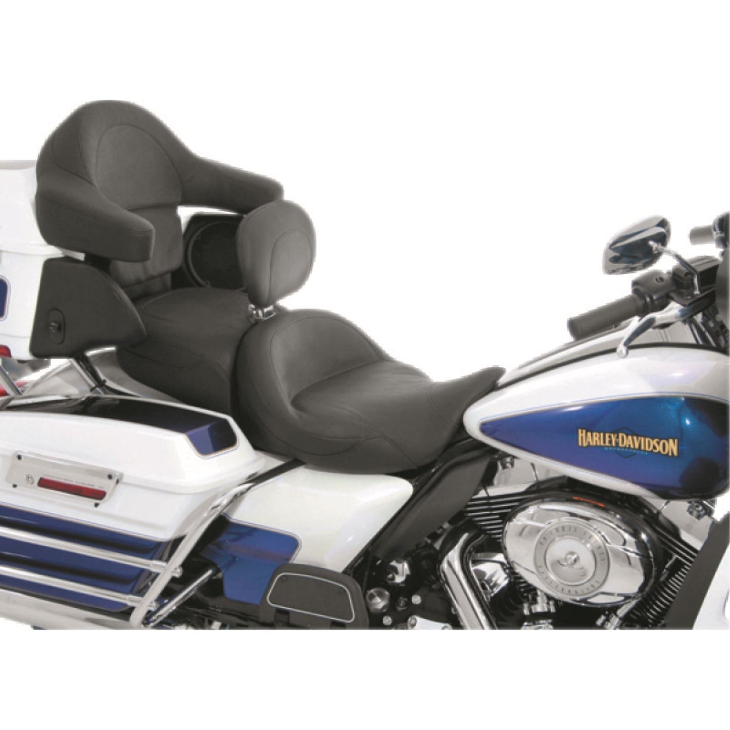 Mustang Motorcycle Products Super Touring Vintage Seat - Driver Backrest - FL '08+ 79556_1674950