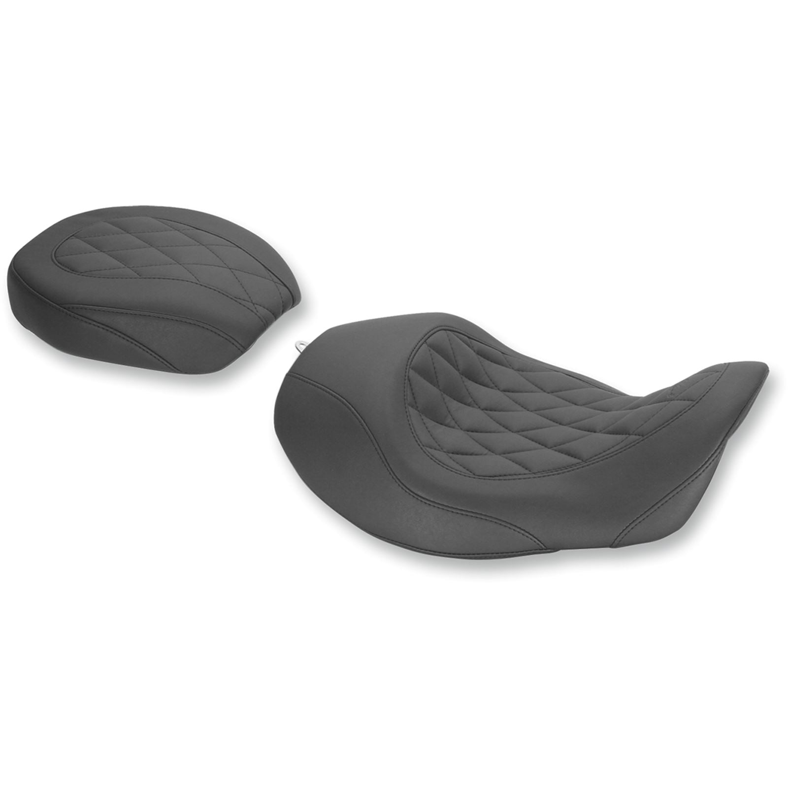 Mustang Motorcycle Products Wide Tripper Rear Seat - Diamond - Dyna 76705_447653