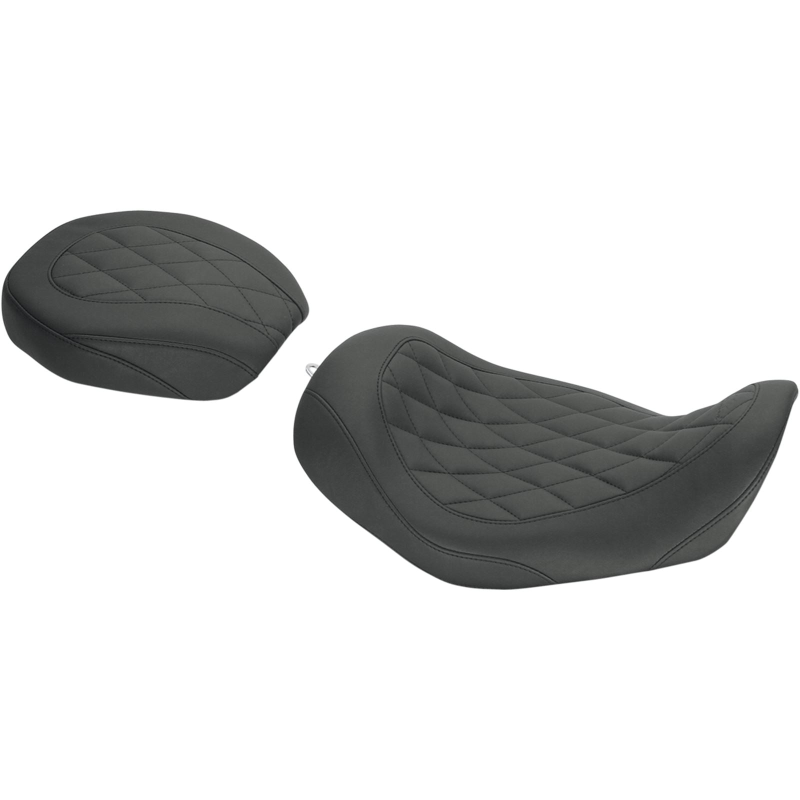 Mustang Motorcycle Products Wide Tripper Rear Seat - Diamond - Dyna 76705_447654