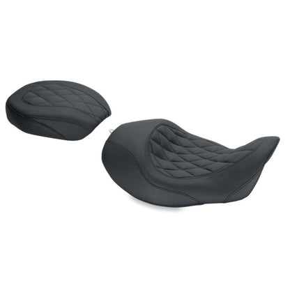 Mustang Motorcycle Products Wide Tripper Forward Solo Seat - Diamond 76710_1674298