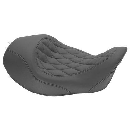 Mustang Motorcycle Products Wide Tripper Forward Solo Seat - Diamond 76710_108635