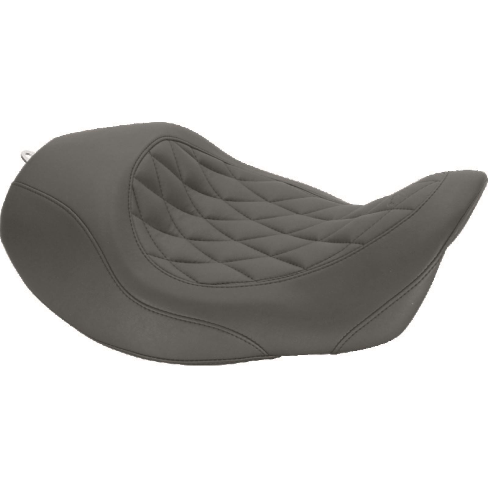 Mustang Motorcycle Products Wide Tripper Forward Solo Seat - Diamond 76710_1674267