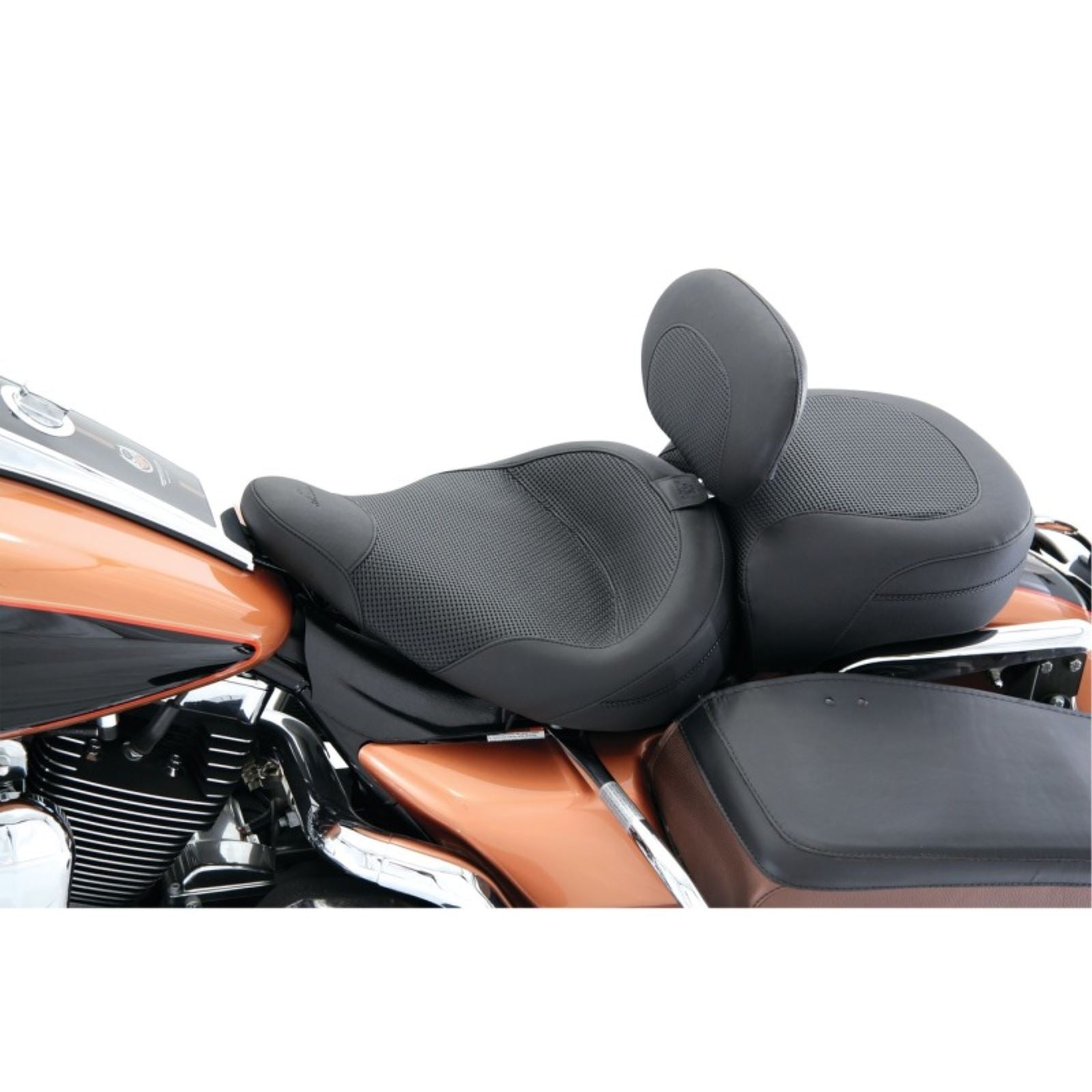 Mustang Motorcycle Products Police Solo Seat - Driver Backrest 79548_1674644