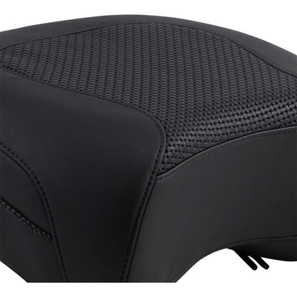 Mustang Motorcycle Products Rear Police Seat - Textured - RoadKing '97-'07 79436_447768