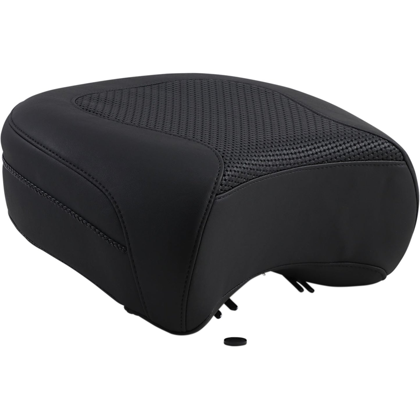 Mustang Motorcycle Products Rear Police Seat - Textured - RoadKing '97-'07 79436_447771
