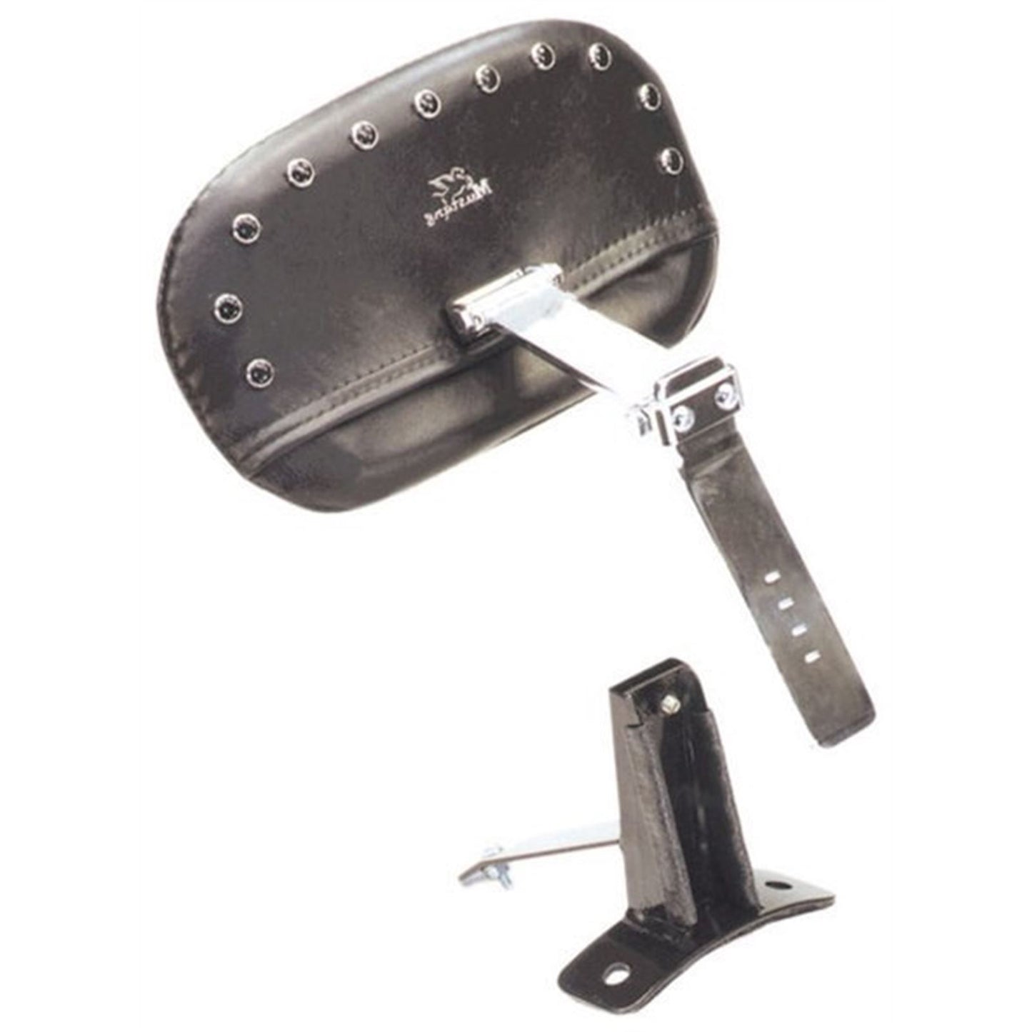 Mustang Motorcycle Products Driver Backrest Kit for Harley-Davidson FL Touring - Chrome Studs 79070_1164886