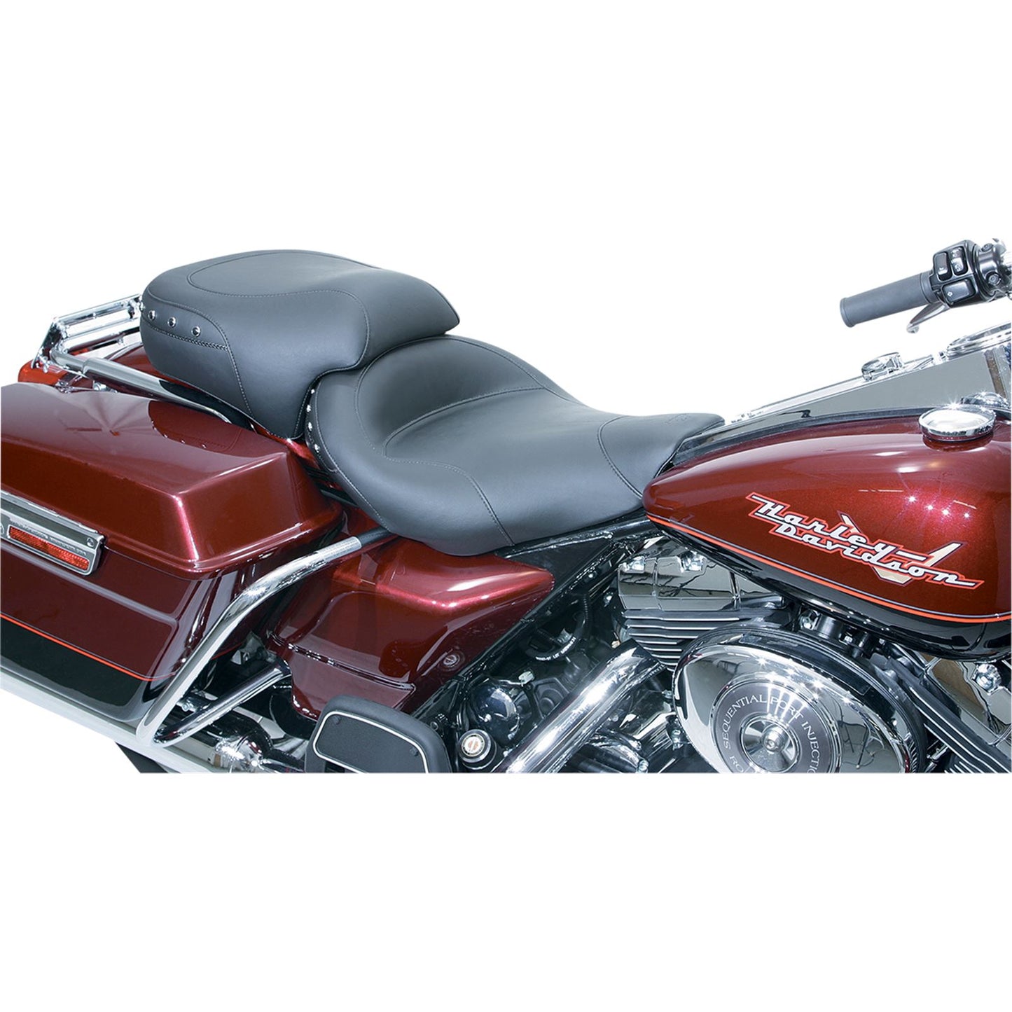 Mustang Motorcycle Products Studded Solo Seat - FLHR 75578_448239
