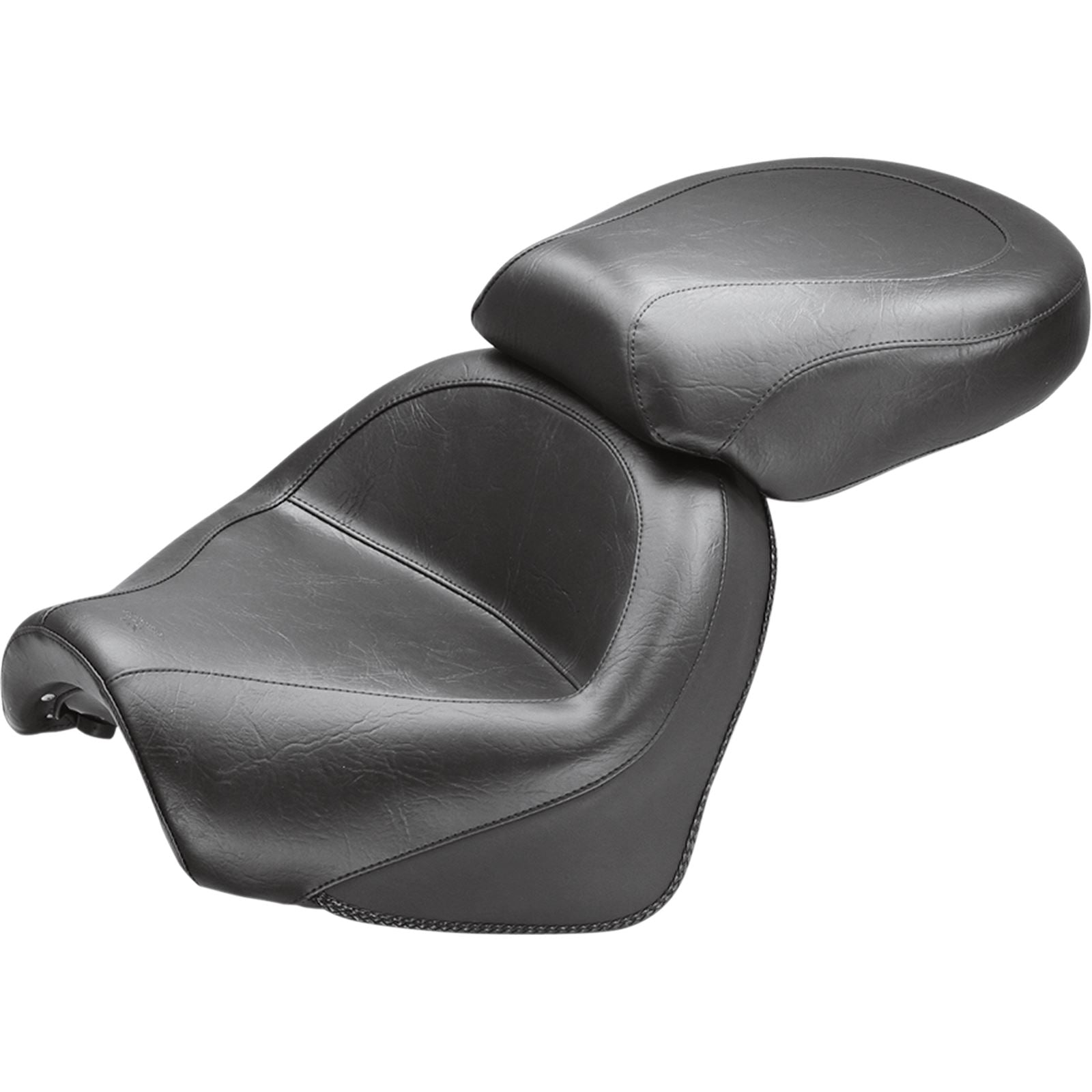 Mustang Motorcycle Products Vintage Wide 2-Up Touring Seat for Suzuki C50/T 75811_447803