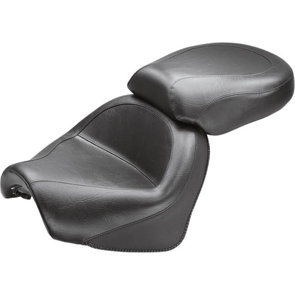Mustang Motorcycle Products Vintage Wide 2-Up Touring Seat for Suzuki C50/T 75811_447803