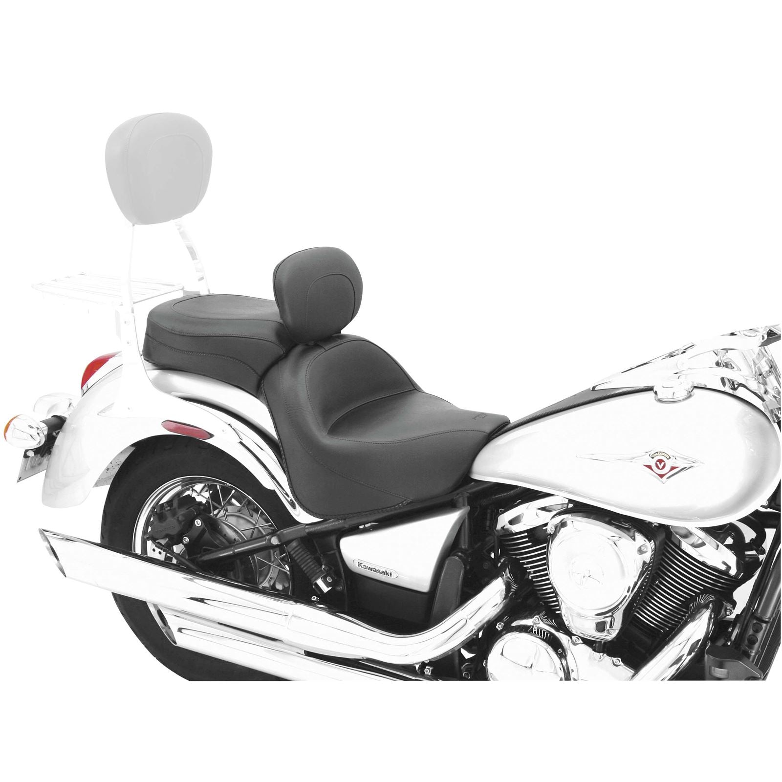 Mustang Motorcycle Products Wide Vintage Seat - Driver Backrest - VN900 79417_108682