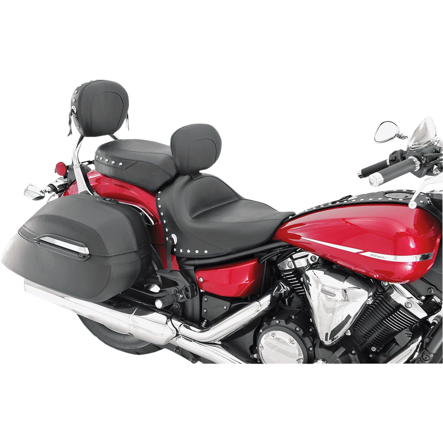 Mustang Motorcycle Products Vintage Sport Seat - Driver Backrest - V-Star 1300 79477_447857