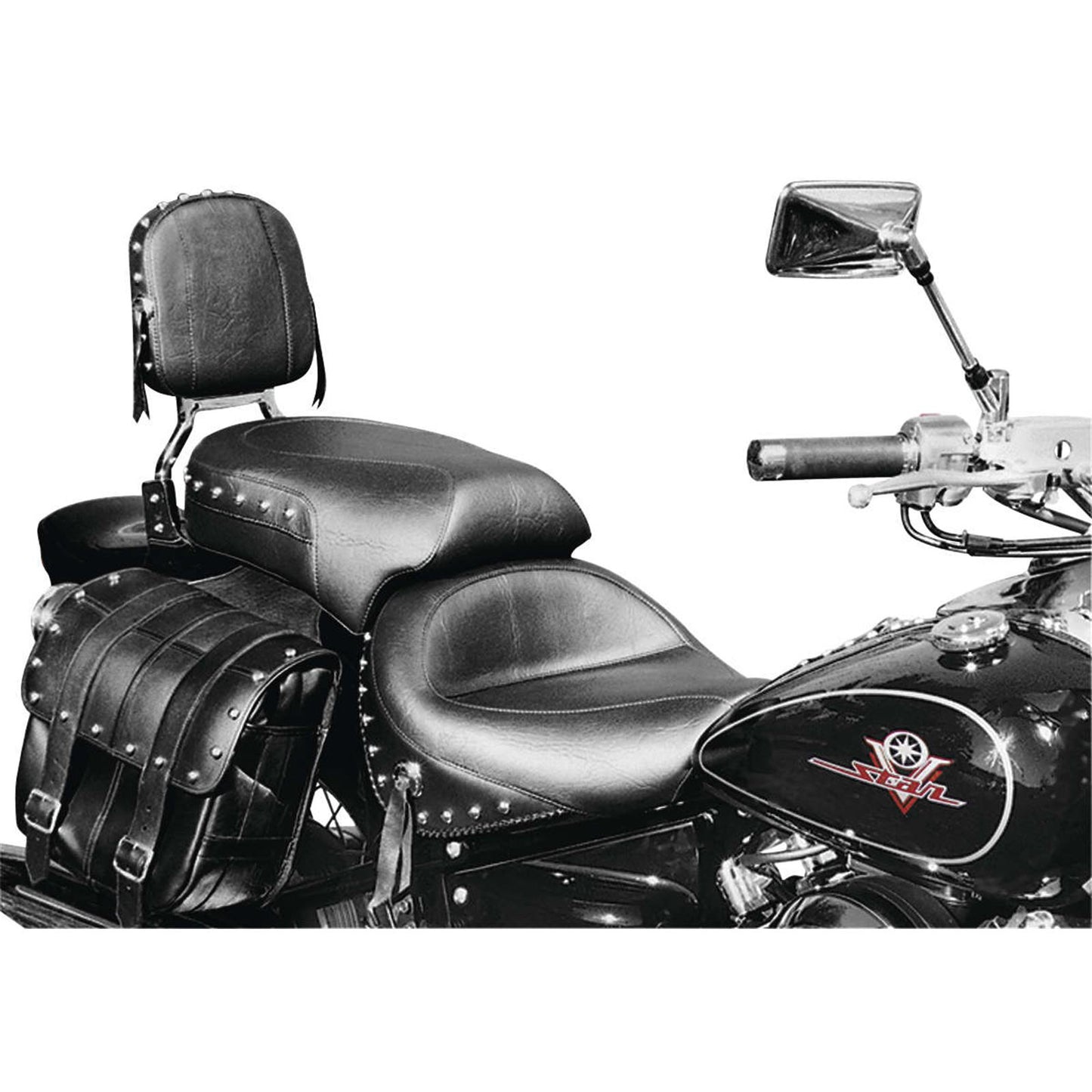Mustang Motorcycle Products Wide Studded Seat - XV650 '98-'02 75266_108699