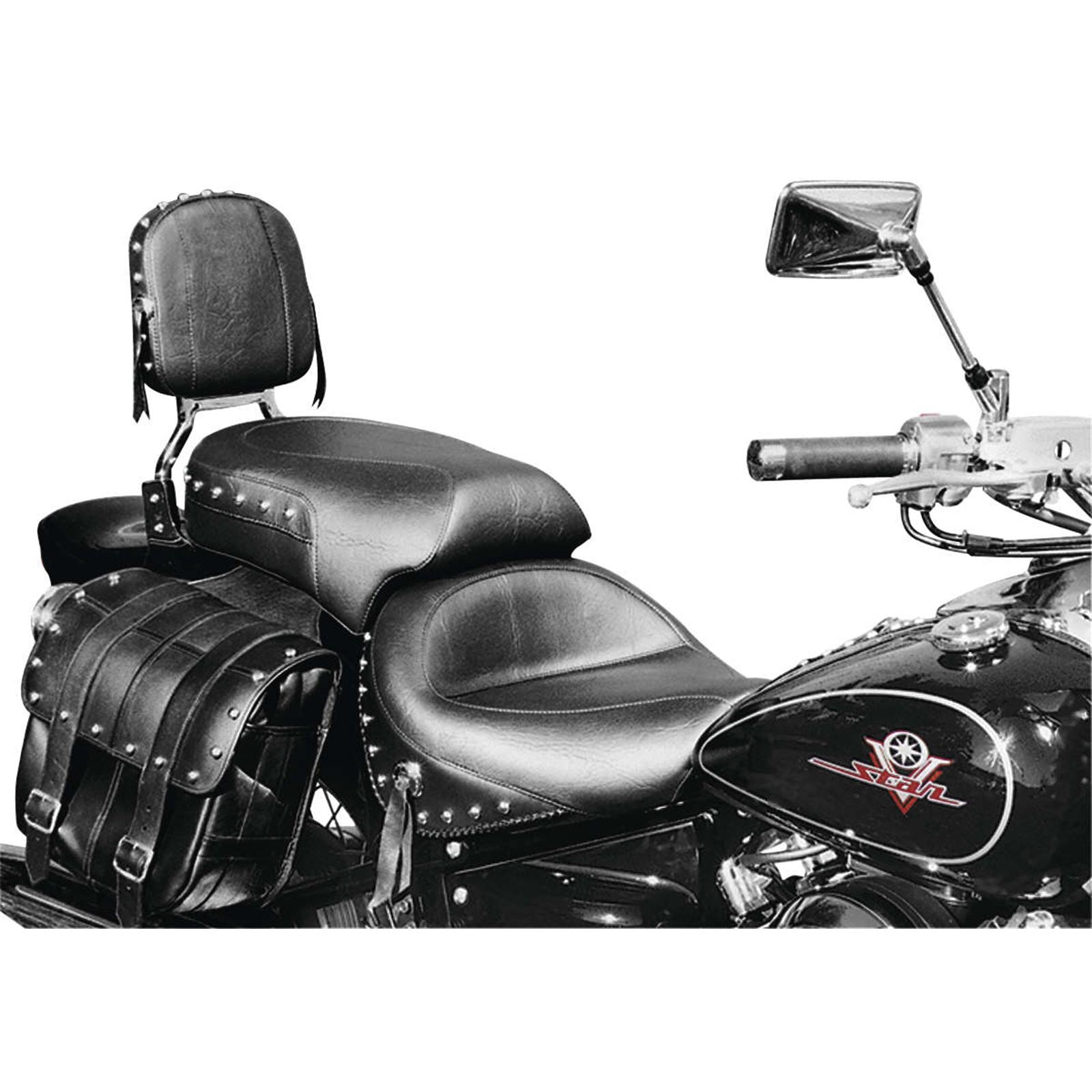 Mustang Motorcycle Products Wide Studded Seat - XV650 '98-'02 75266_108699