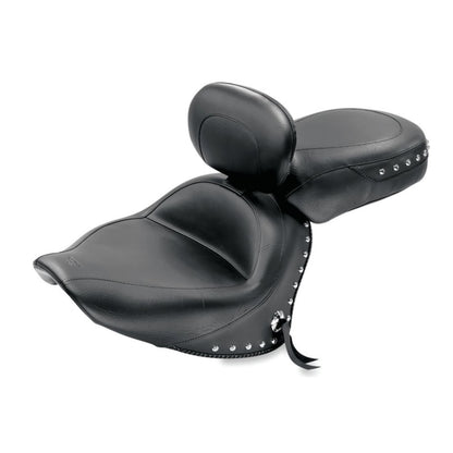 Mustang Motorcycle Products Sport Seat - Studded - Driver's Backrest - V-Star 1300 79476_1674571