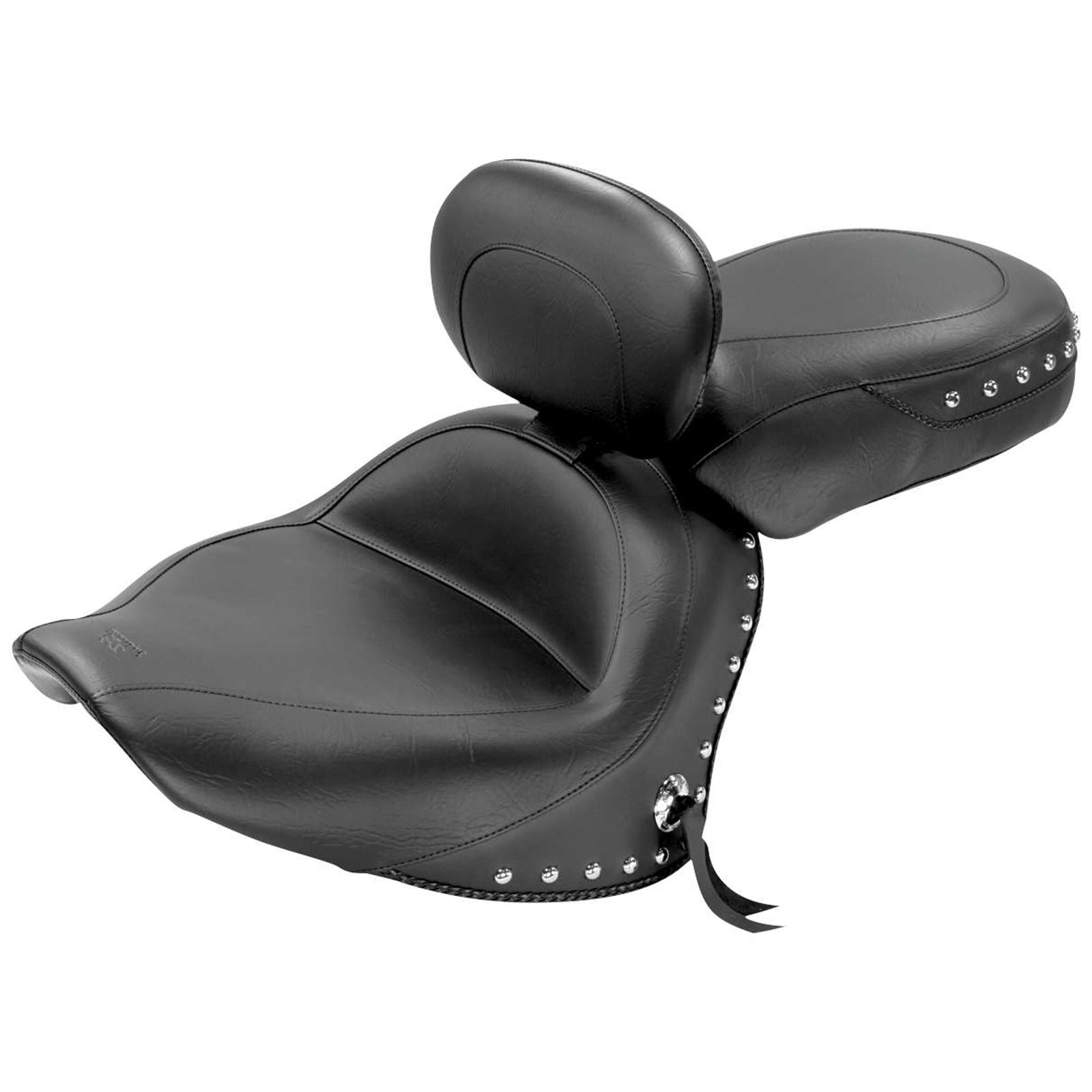 Mustang Motorcycle Products Sport Seat - Studded - Driver's Backrest - V-Star 1300 79476_108719