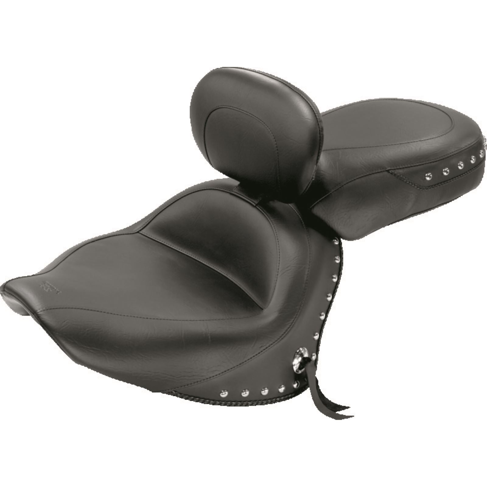 Mustang Motorcycle Products Sport Seat - Studded - Driver's Backrest - V-Star 1300 79476_1674593