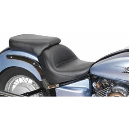 Mustang Motorcycle Products Wide Touring Two-Piece Seat for Yamaha V-Star - Original - Black [MPN: 76111]_1164897