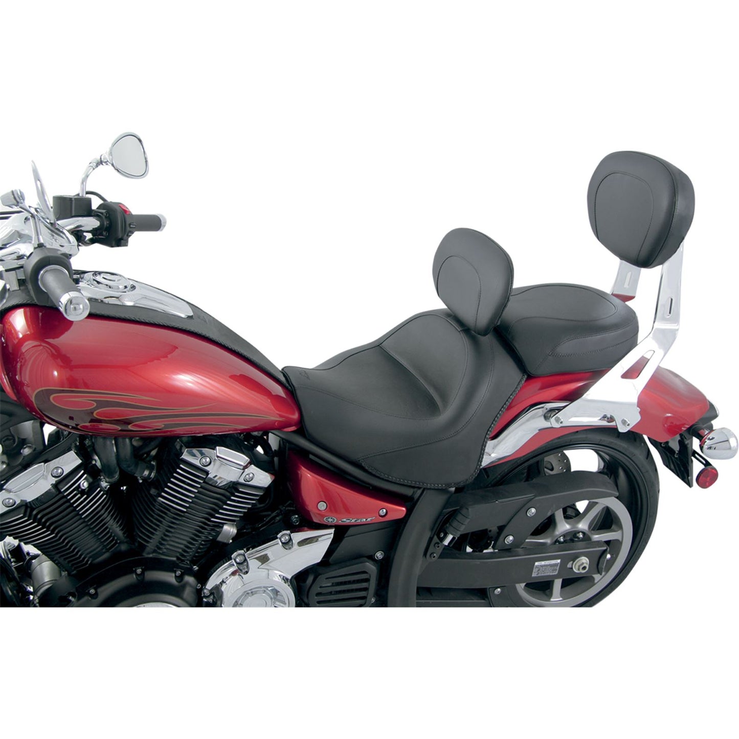 Mustang Motorcycle Products Wide Touring Seat - Driver Backrest - Stryker 79661_447897