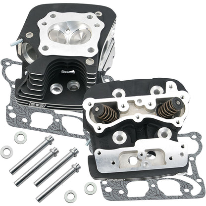 S&S Cycle Super Stock Cylinder Heads 79cc - Black - '99-05 900-0251_469446