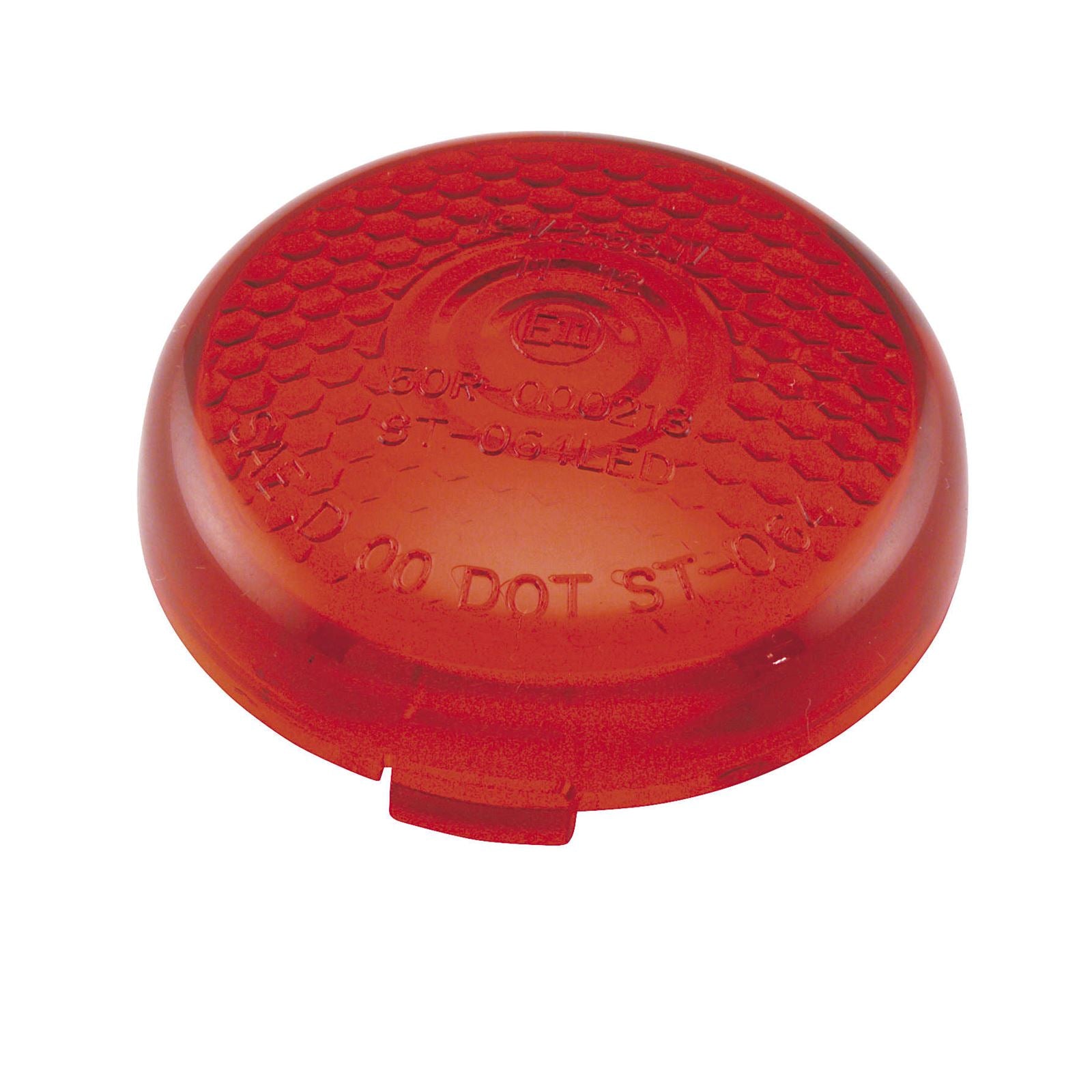 Biker's Choice Replacement Honeycomb Circle Lens Red 163081_109018