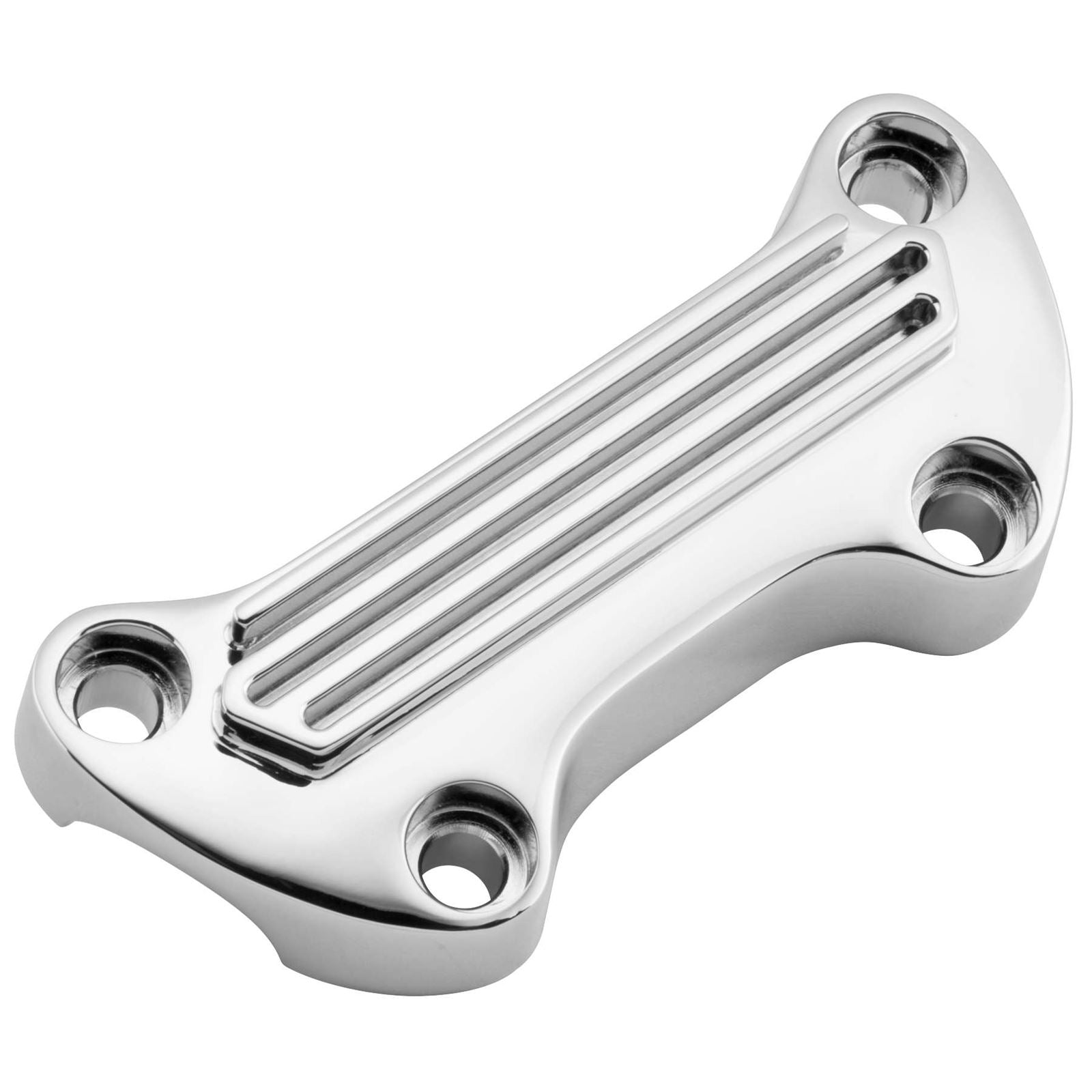Biker's Choice Chrome Finned Handlebar Clamp 241634_109070